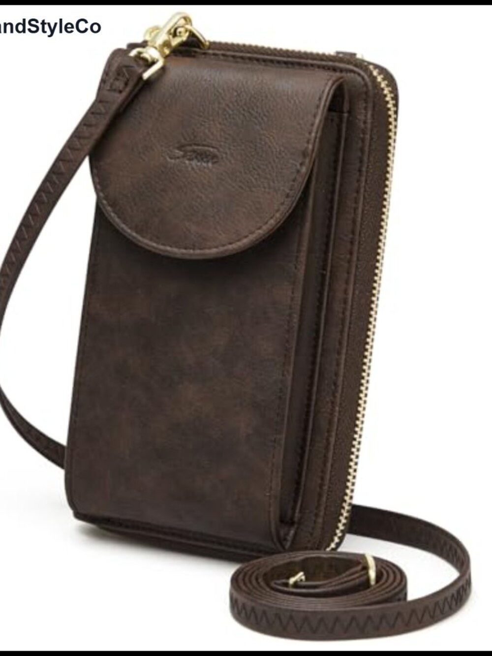 Small Crossbody Phone Purse RFID Blocking Wallet Faux Leather